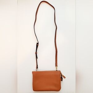 Vince Camuto Tan Leather Crossbody